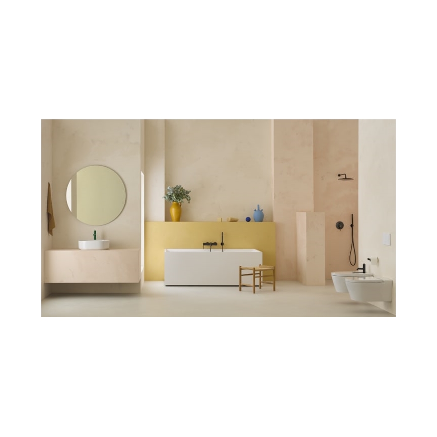 Roca A357525000 - Wandhängendes Bidet INSPIRA, Keramik/weiß