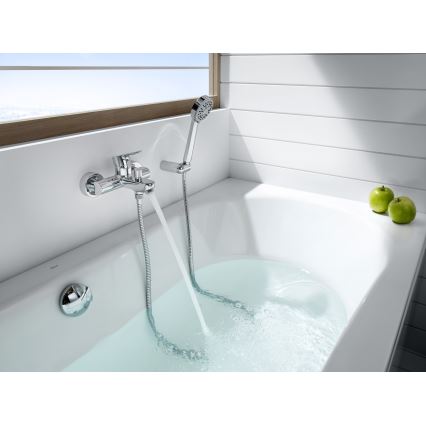 Roca A5A0209C00 - Badewannenarmatur L20 Hochglanzchrom