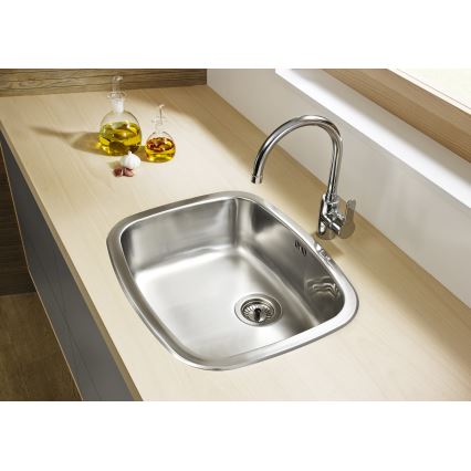 Roca A5A8409C00 - Spültischarmatur L20 32,5 cm Hochglanzchrom