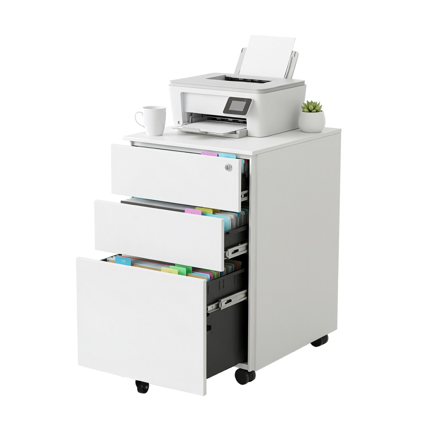 Rollcontainer SECURIO weiß