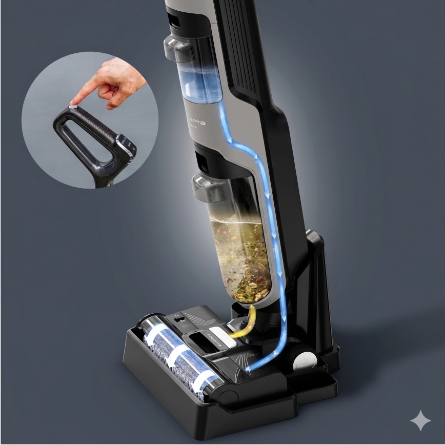 Rowenta - 2-in-1 Bodenreiniger X-CLEAN 200W/4400 mAh