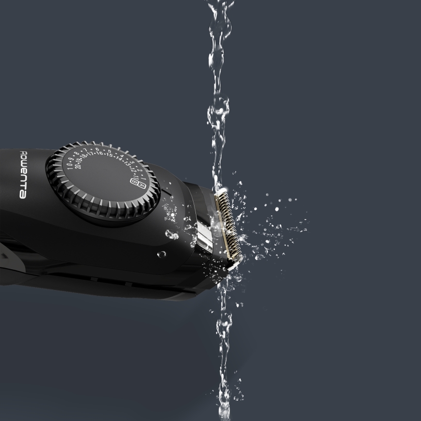 Rowenta - Barttrimmer VIRTUO BEARD TRIMMER, schwarz, 1200 mAh