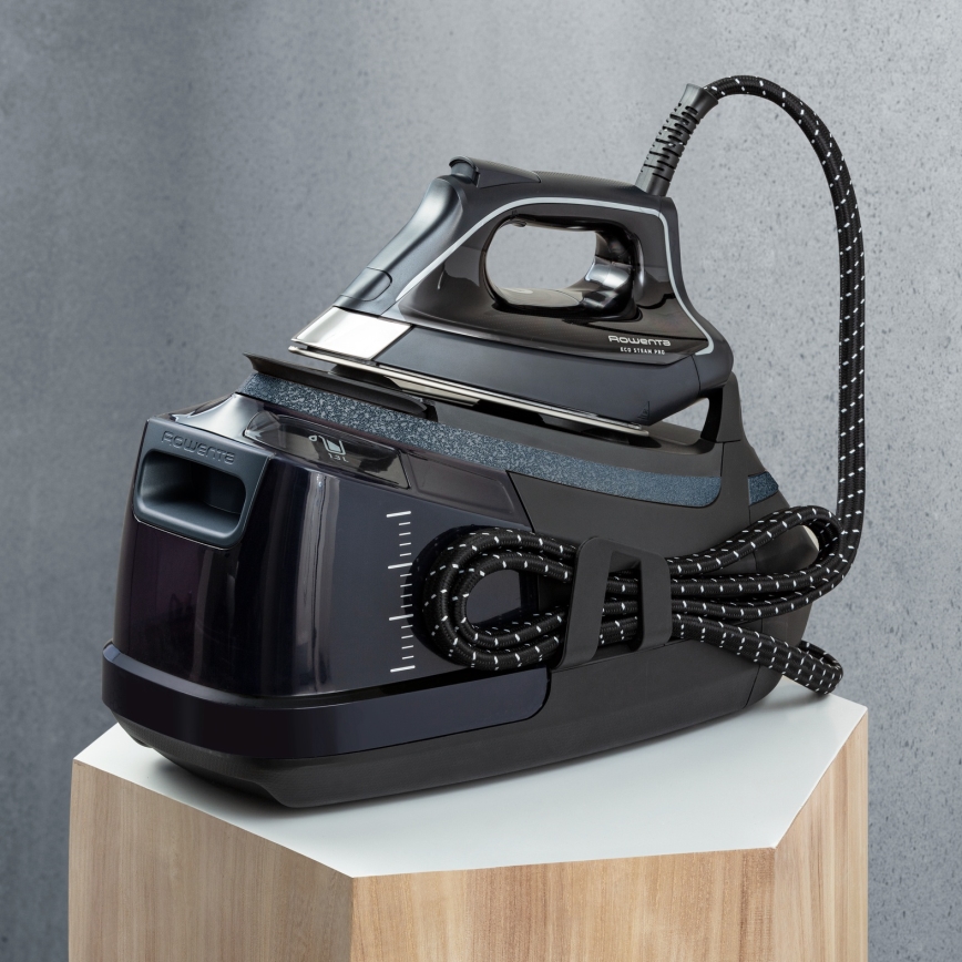 Rowenta - Dampfbügelstation ECO STEAM 2800 W/230 V schwarz