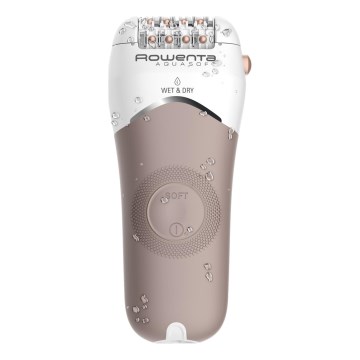 Rowenta - Epilierer WET&DRY 4,5W/5V 600 mAh beige/gold