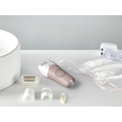 Rowenta - Epilierer WET&DRY 4,5W/5V 600 mAh beige/gold