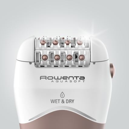 Rowenta - Epilierer WET&DRY 4,5W/5V 600 mAh beige/gold