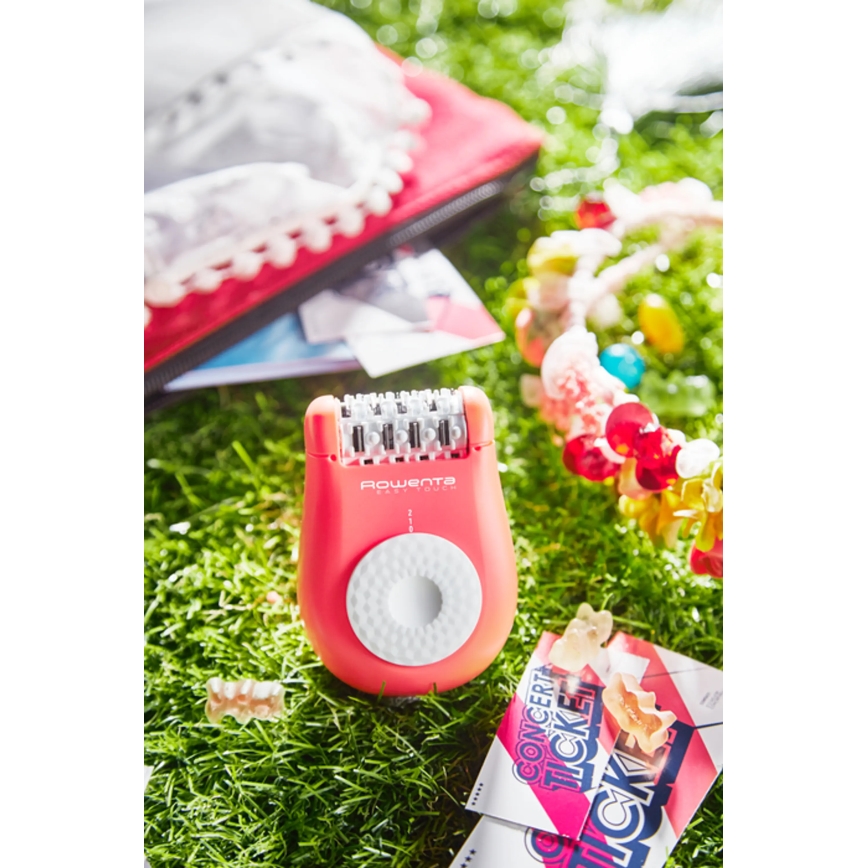 Rowenta - Epiliergerät EASY TOUCH 230V rosa