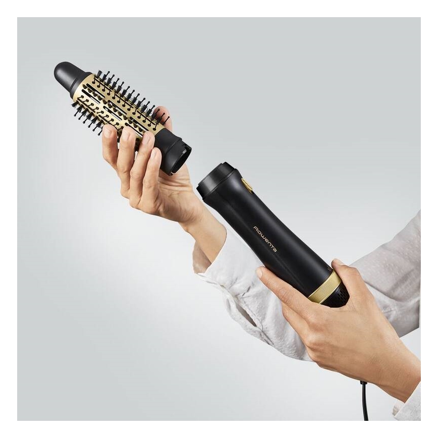 Rowenta - Heißluftbürste EXPRESS STYLE 800W/230V schwarz/gold