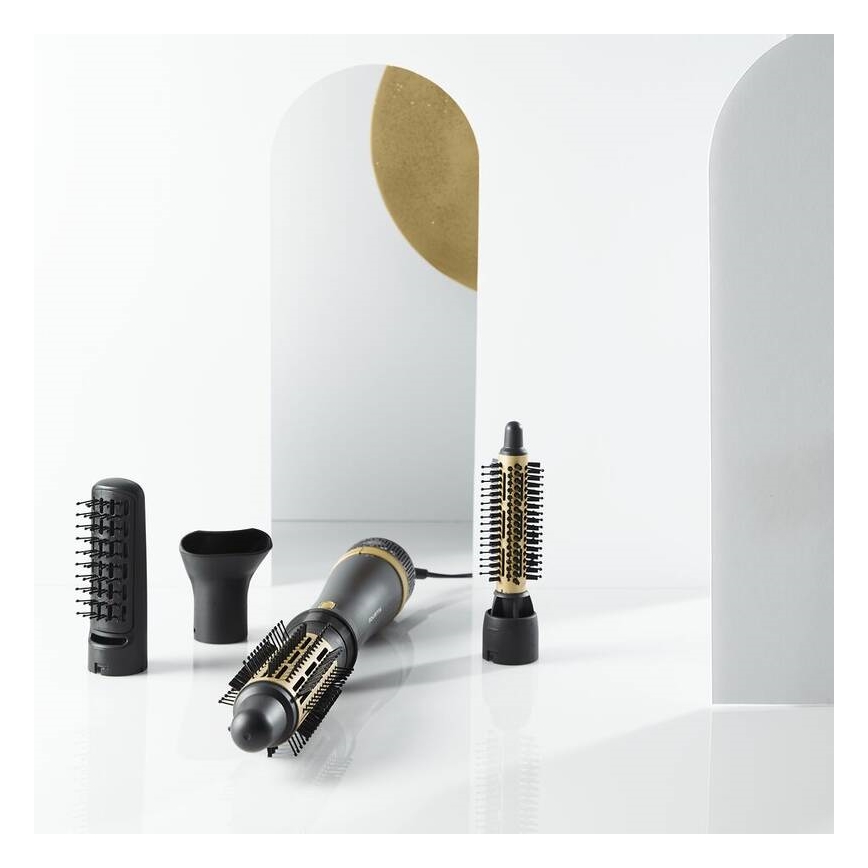 Rowenta - Heißluftbürste EXPRESS STYLE 800W/230V schwarz/gold