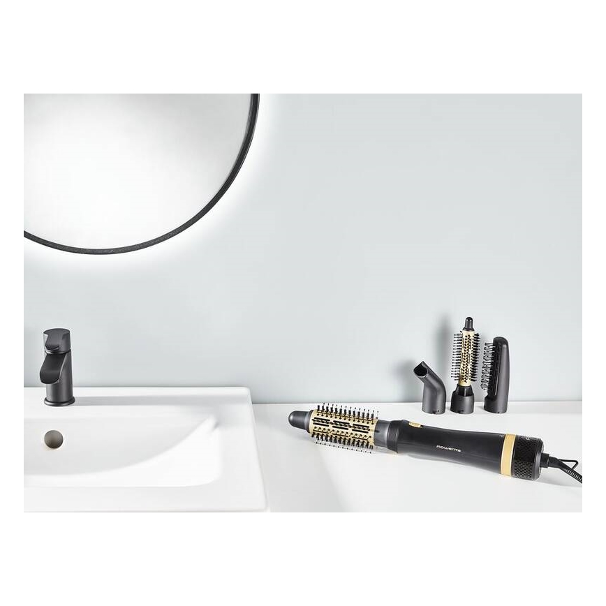 Rowenta - Heißluftbürste EXPRESS STYLE 800W/230V schwarz/gold