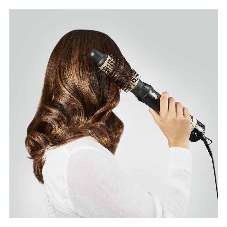 Rowenta - Heißluftbürste EXPRESS STYLE 800W/230V schwarz/gold