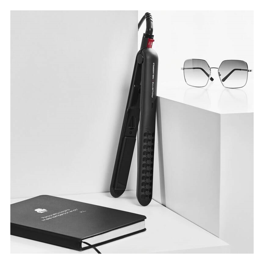 Rowenta - Haarglätter KARL LAGERFELD OPTILISS schwarz