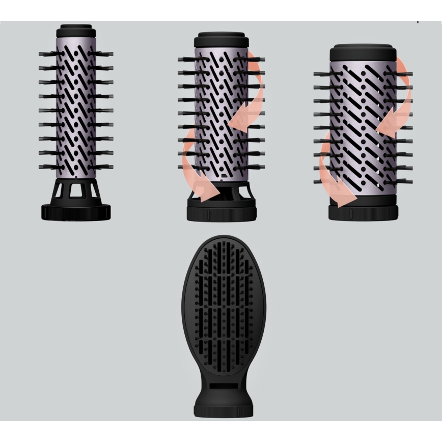 Rowenta - Heißluftbürste BRUSH ACTIV 1000 W/230 V, Schwarz