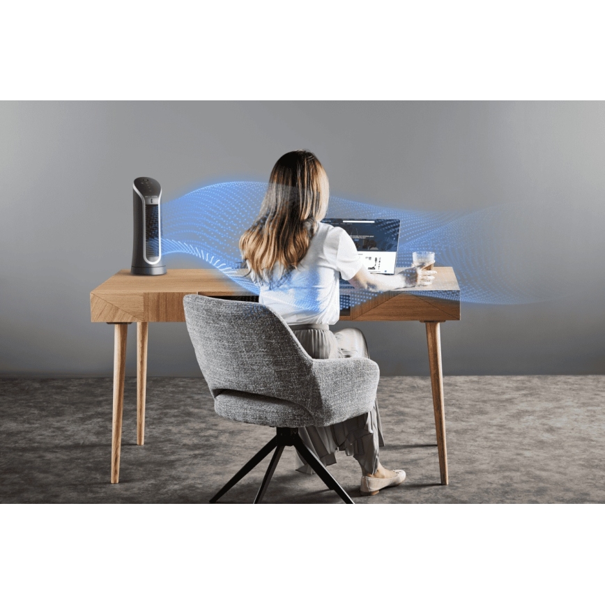 Rowenta - Standventilator EOLE COMPACT 30W/230V schwarz