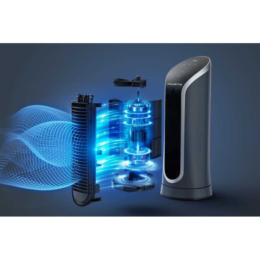 Rowenta - Standventilator EOLE COMPACT 30W/230V schwarz