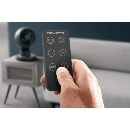Rowenta - Tischventilator TURBO SWIFT COMPACT 230V blau + Fernbedienung