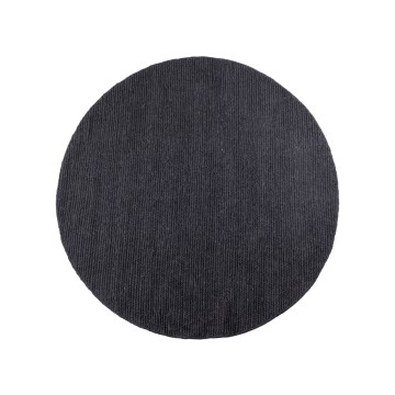 Runder Naturteppich FIR WOOL 160 cm 2600 g/m2 Anthrazit