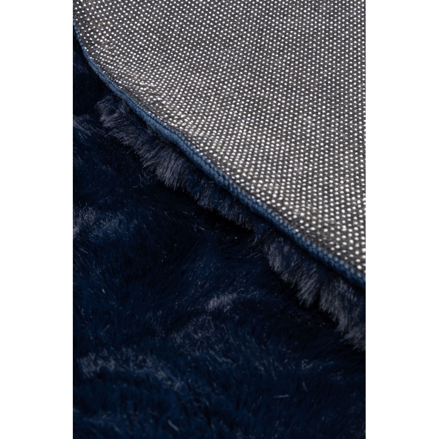 Runder Teppich RABBIT BUBBLE 160 cm blau