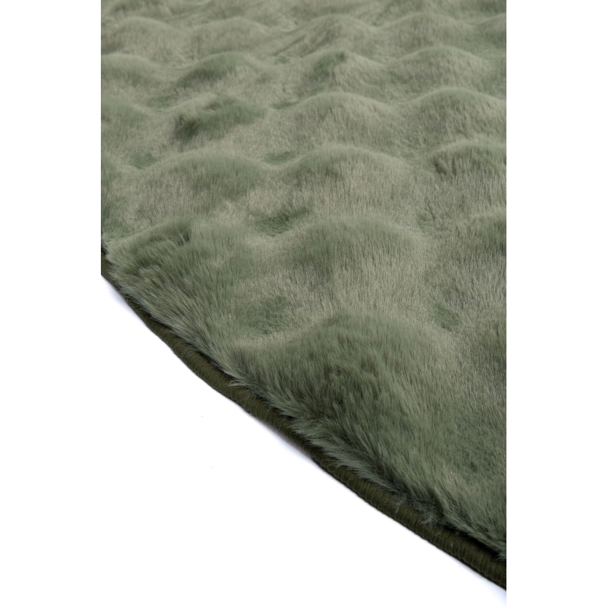 Runder Teppich RABBIT BUBBLE 160 cm grün
