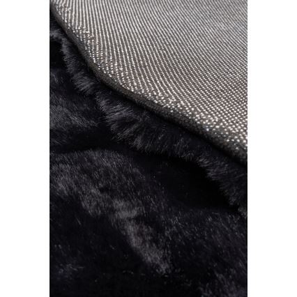 Runder Teppich RABBIT BUBBLE 160 cm schwarz