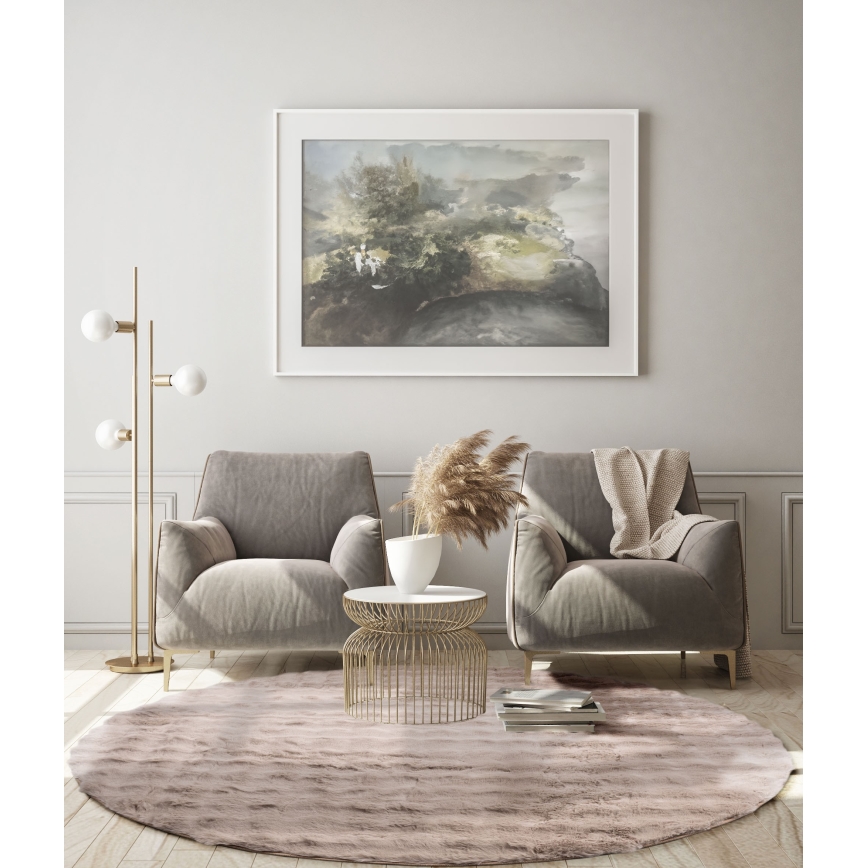 Runder Teppich RABBIT BUBBLE, Ø 160 cm, Beige