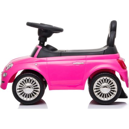 Rutschauto Fiat 500 2xAA rosa