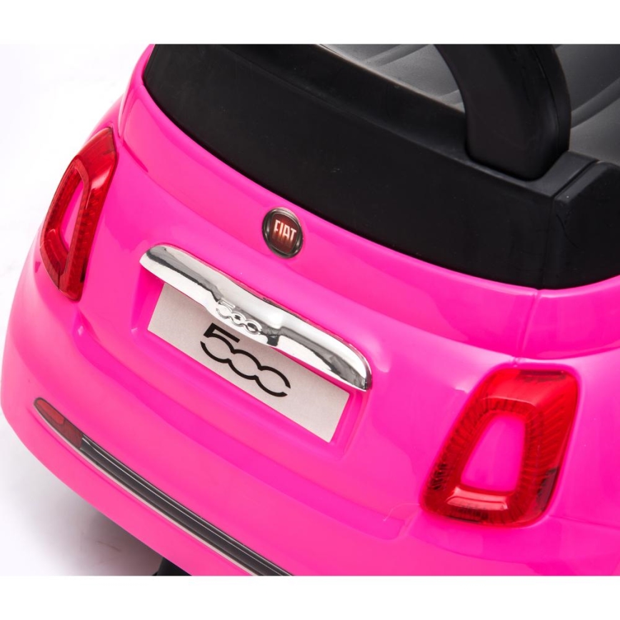 Rutschauto Fiat 500 2xAA rosa