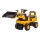 Rutschauto Frontlader CAT 2xAA gelb/schwarz