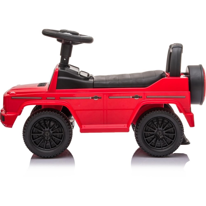 Rutschauto Mercedes G350d 2xAA rot/schwarz