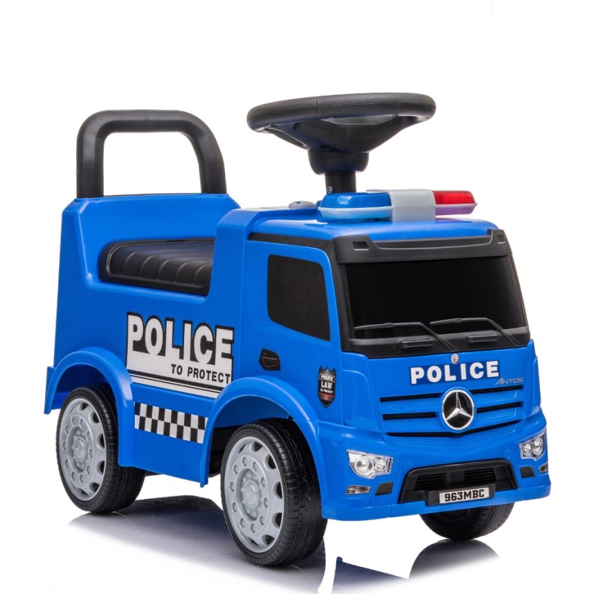 Rutschauto Mercedes Polizeiauto blau