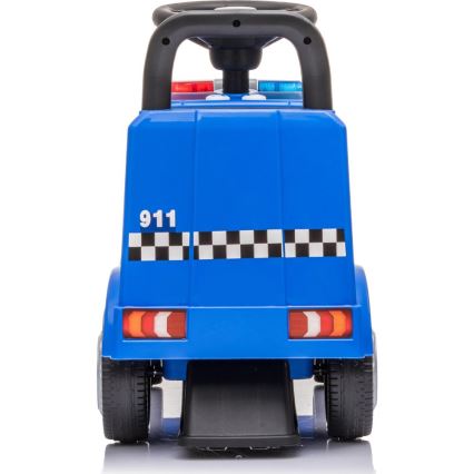 Rutschauto Mercedes Polizeiauto blau