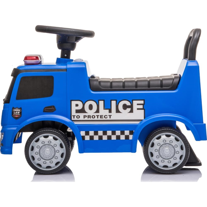 Rutschauto Mercedes Polizeiauto blau