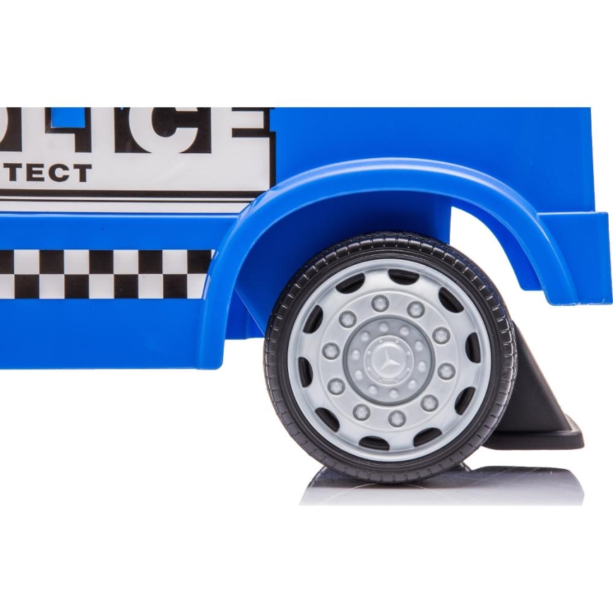 Rutschauto Mercedes Polizeiauto blau