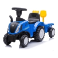 Rutschauto NEW HOLLAND 2xAA blau/schwarz