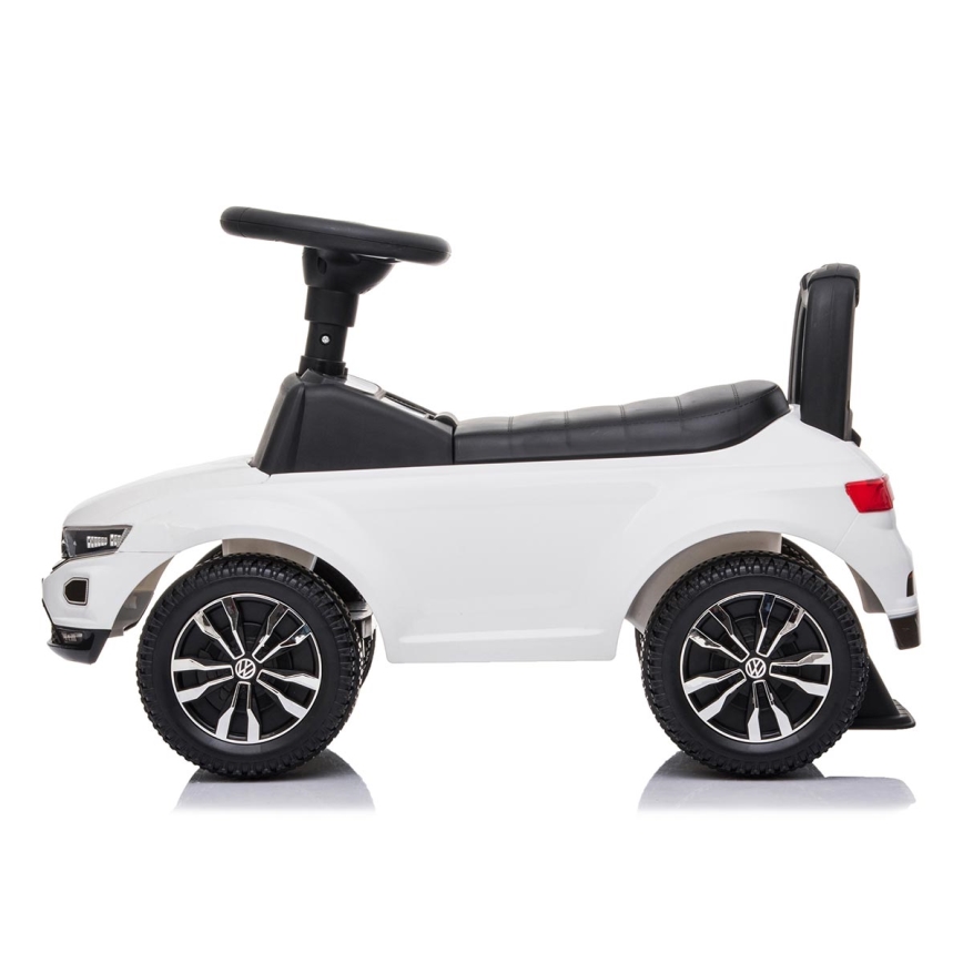 Rutschauto Volkswagen 2xAA weiß/schwarz