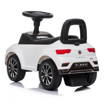 Rutschauto Volkswagen 2xAA weiß/schwarz