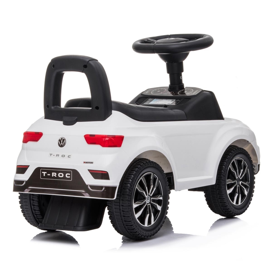 Rutschauto Volkswagen 2xAA weiß/schwarz