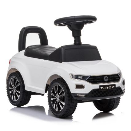 Rutschauto Volkswagen 2xAA weiß/schwarz