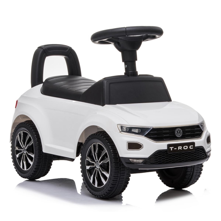 Rutschauto Volkswagen 2xAA weiß/schwarz