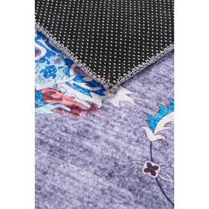 Rutschfester Orientteppich PRINT SHINE 160x230 cm, blau