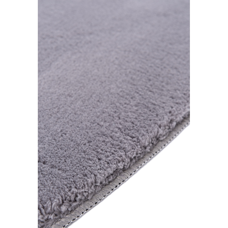 Rutschfester Teppich LOREN 120x170 cm grau