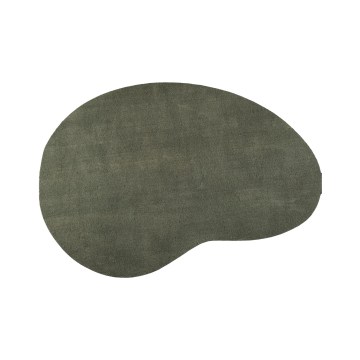 Rutschfester Teppich LOREN 160x230 cm dunkelgrün