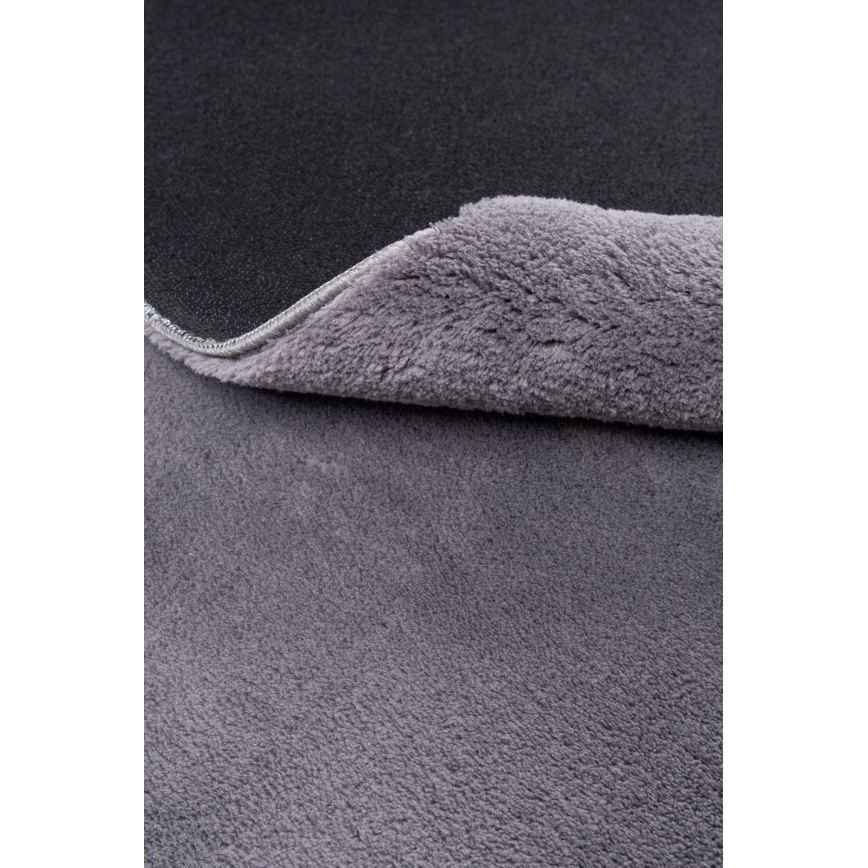 Rutschfester Teppich LOREN 160x230 cm grau