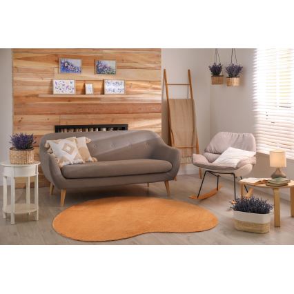 Rutschfester Teppich LOREN 160x230 cm orange