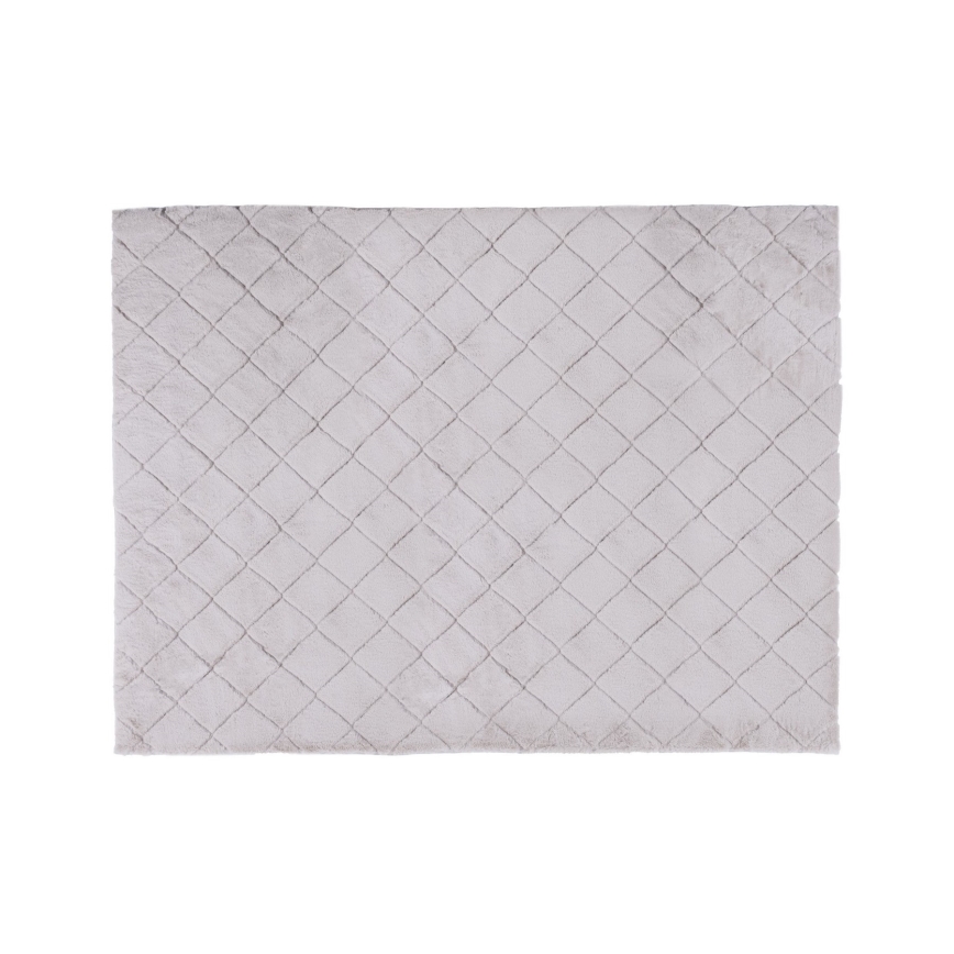Rutschfester Teppich MODENA NEW 160x220 cm grau