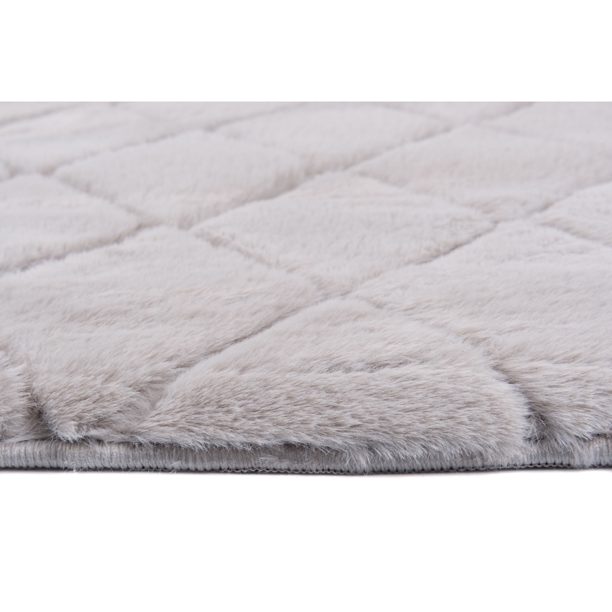 Rutschfester Teppich MODENA NEW 160x220 cm grau