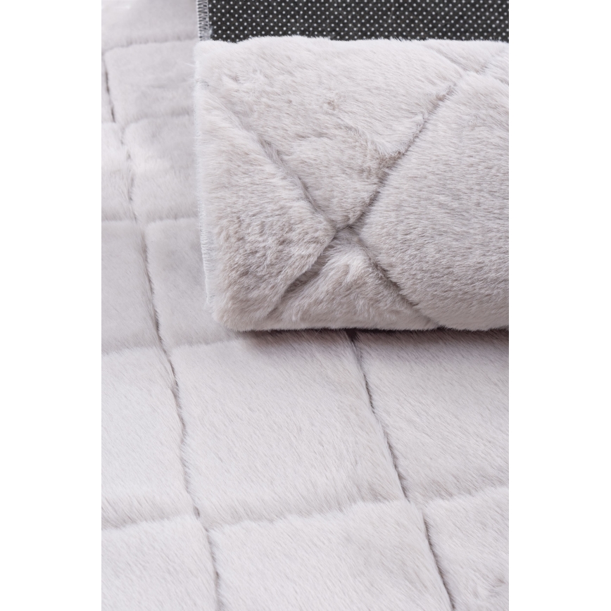Rutschfester Teppich MODENA NEW 160x220 cm hellgrau