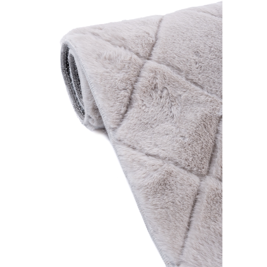 Rutschfester Teppich MODENA NEW 160x220 cm hellgrau