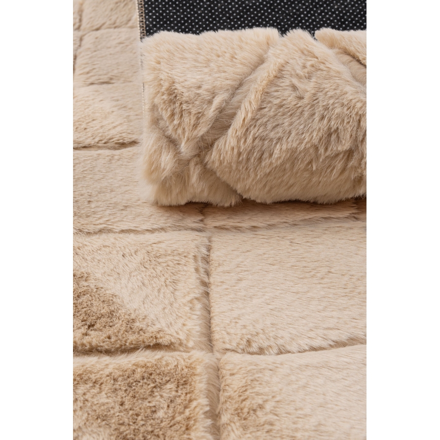 Rutschfester Teppich MODENA NEW 60x100 cm beige