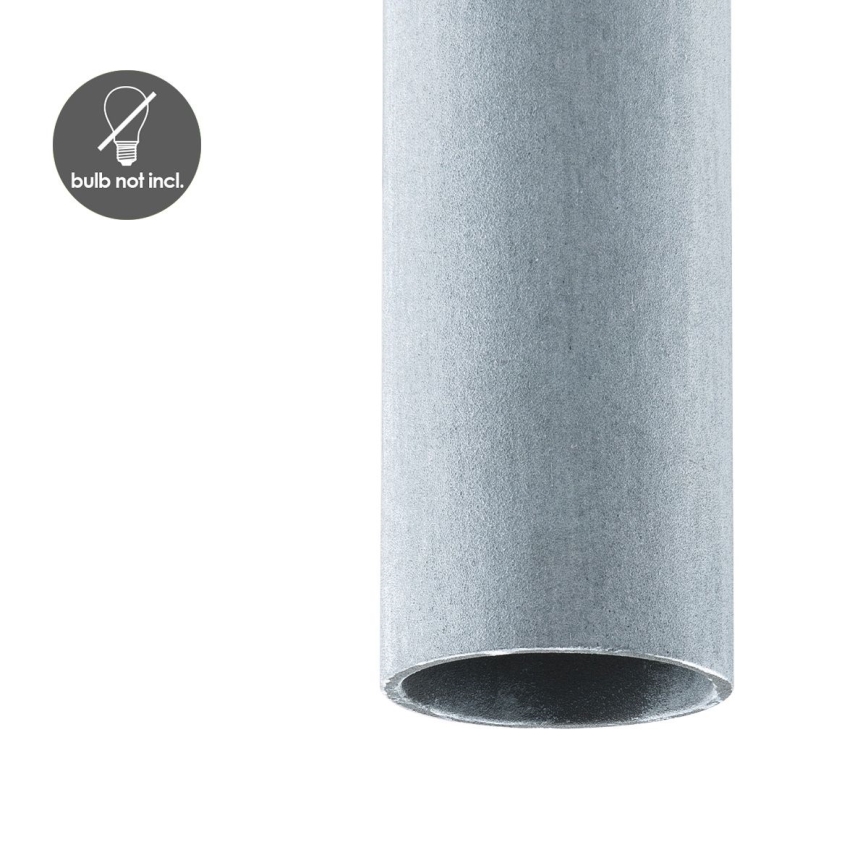 Deckenleuchte an Kabel SAGA 1xE27/40W/230V grau